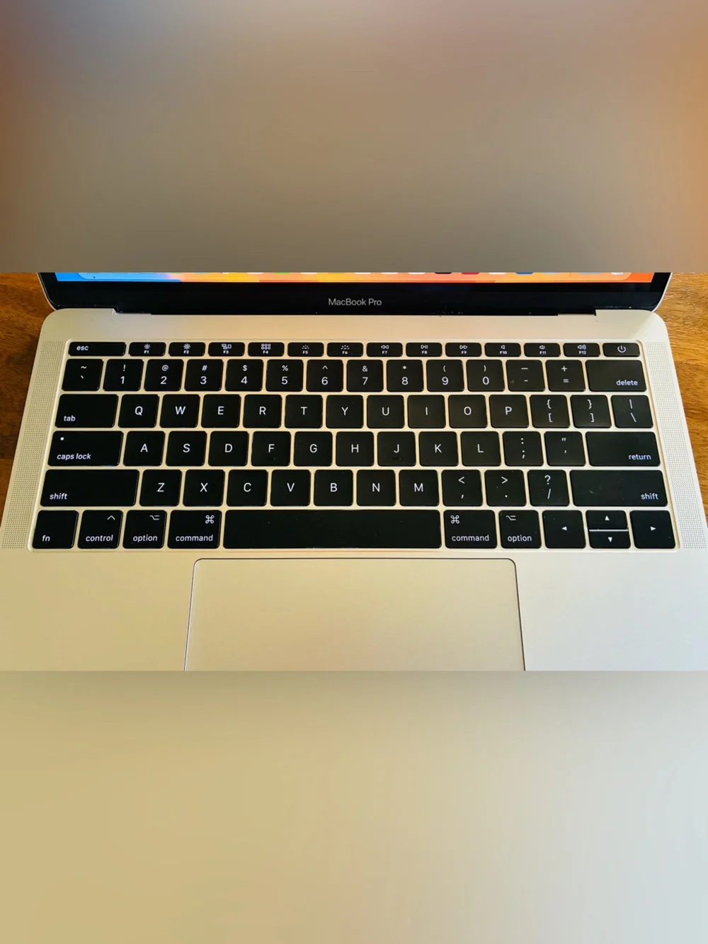 Apple MacBook Pro Silver with Black Keyboard